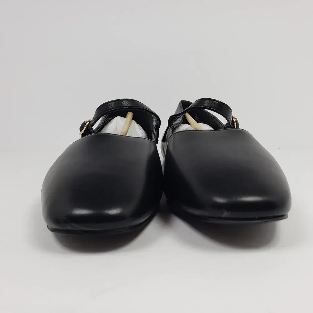 GAP Womens Size 11 Black Casual Mary Jane Ballet Flats Shoes